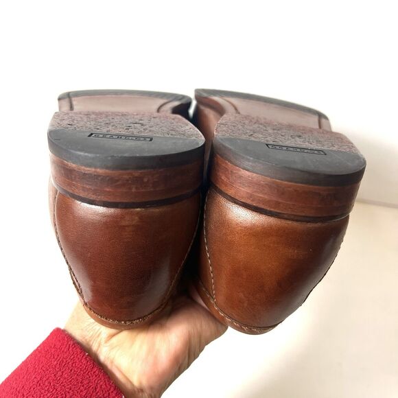 Cole Haan Grand.Os Pinch Hand Sewn Brown Leather Penny Loafer Shoe Mens Sz 10.5M - Picture 8 of 12